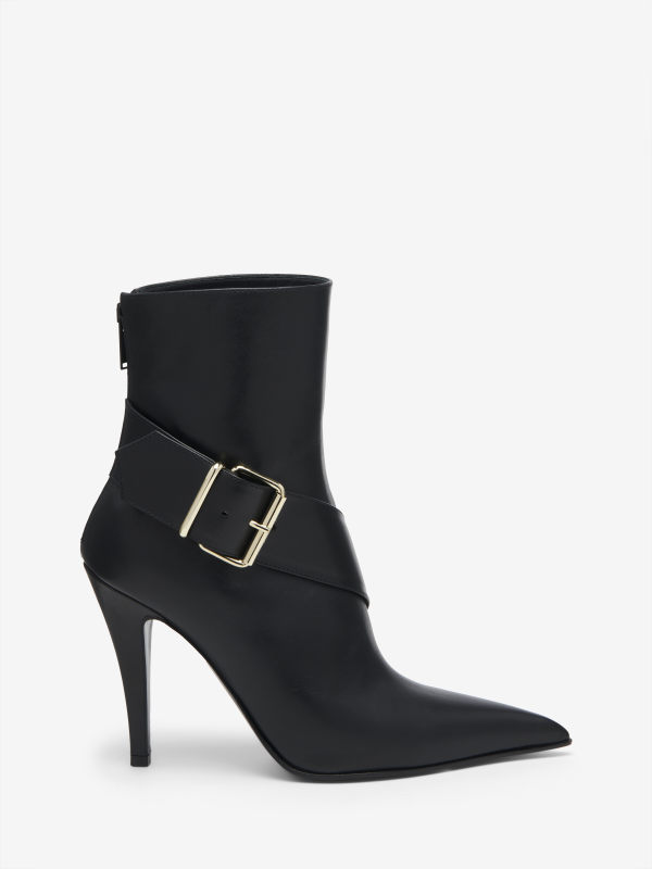 ALEXANDER MCQUEEN - Heron Buckle Boot - Item 846022WIAJD1064